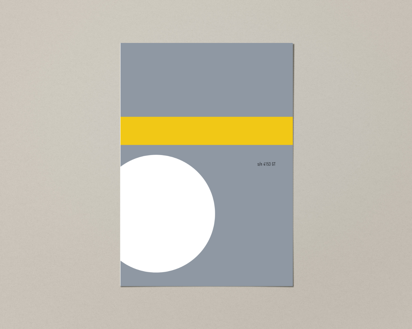 Tour de France 1964:
Ferrari 250 GTO chassis 4153GT Tour de France 1964 Ecurie Francorchamps yellow stripe livery minimalist art print by Invictus Heights