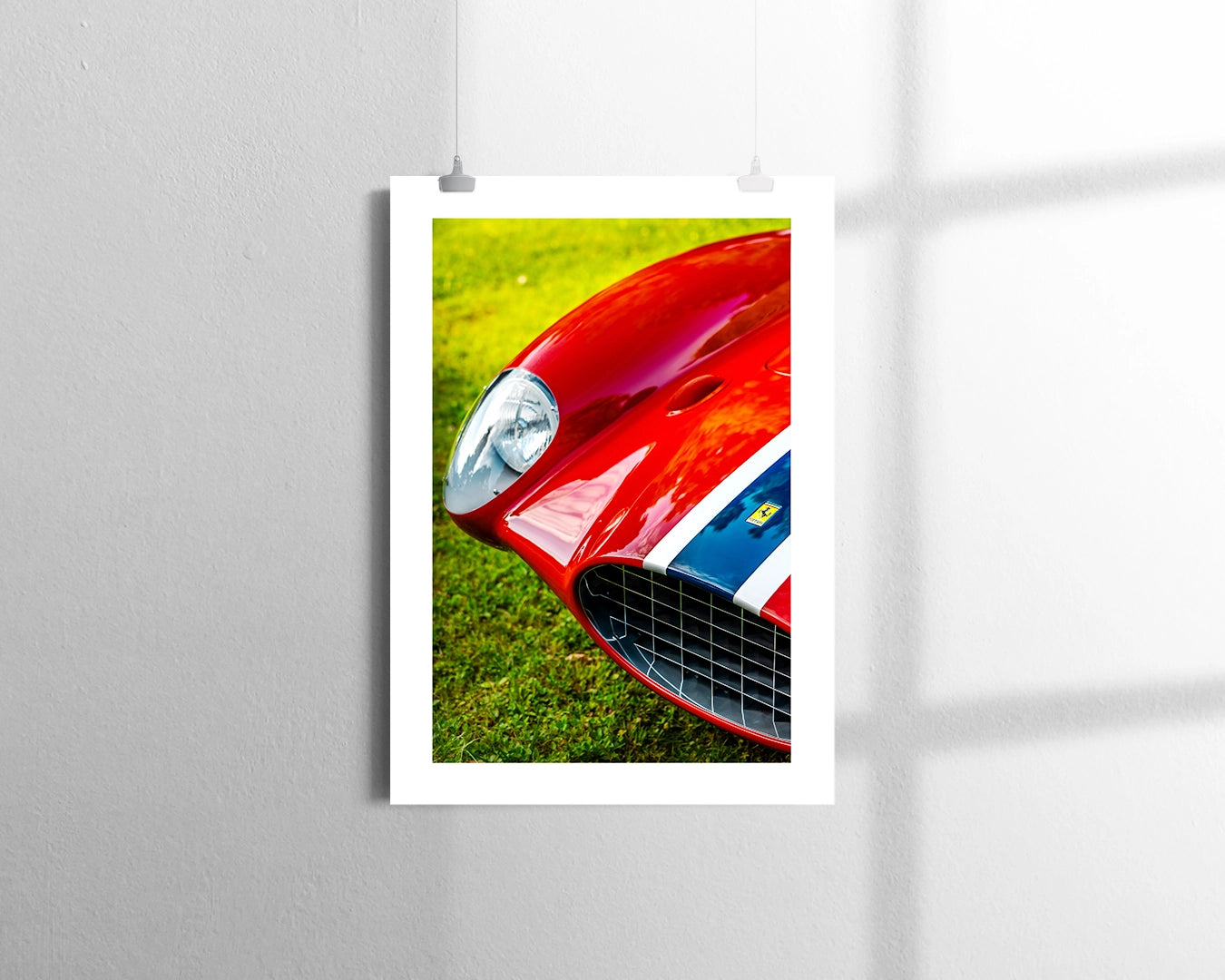 Ferrari 121 LM 1955 fine art photograph unframed on Hahnemühle museum-grade cotton paper