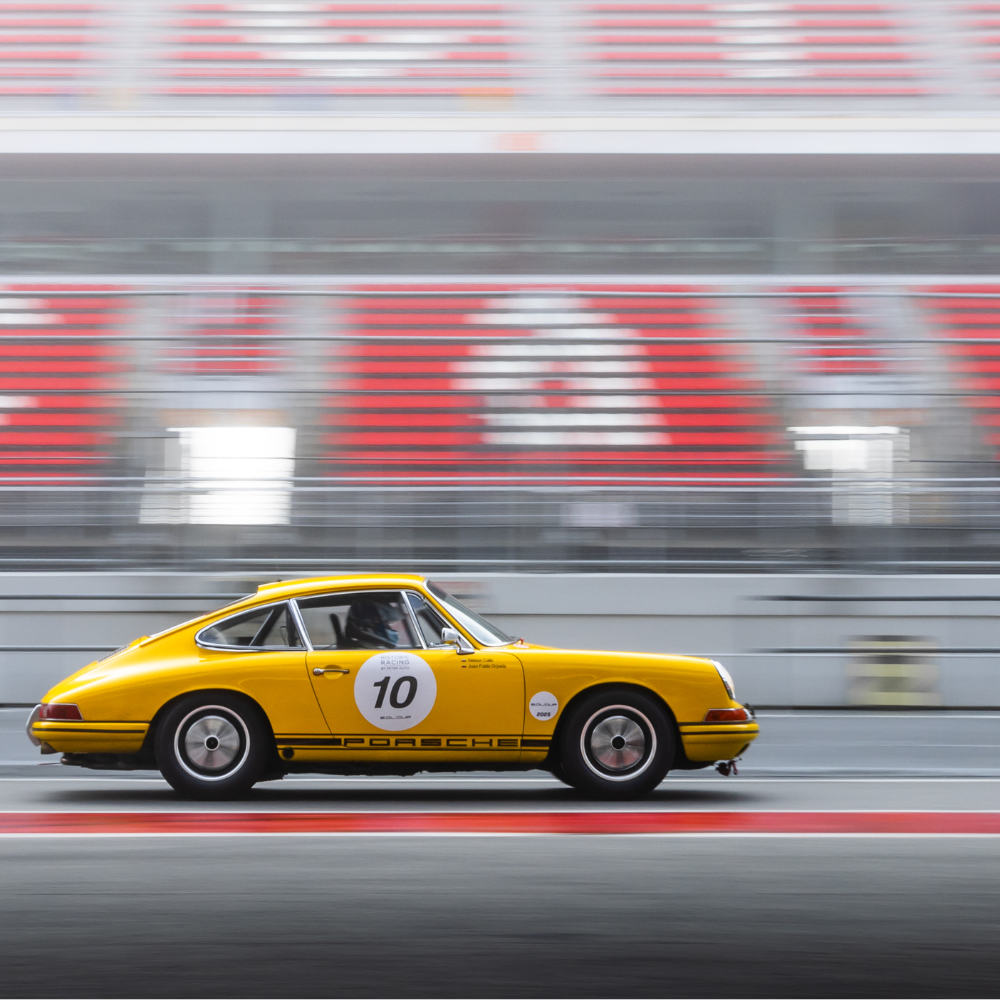 Yellow Porsche 911